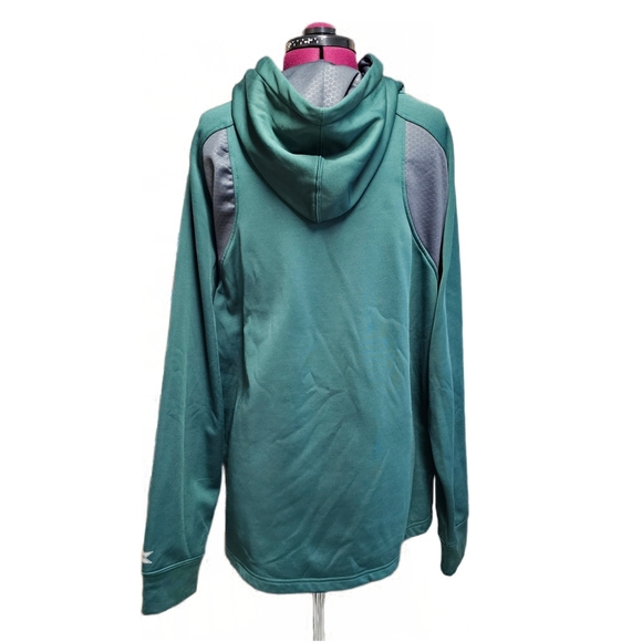 Oregon Ducks Green and Gray University Embroidered Hoodie - Picture 5 of 16